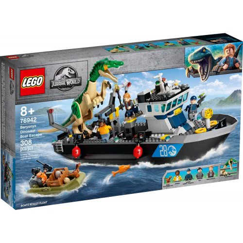 LEGO Jurassic World Baryonyx Dinosaur Boat Escape 76942 5702017079752