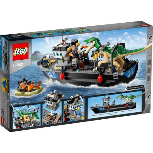 LEGO Jurassic World Baryonyx Dinosaur Boat Escape 76942 5702017079752
