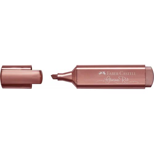 Faber-Castell Underline Marker Red Metallic Textliner 154673 4005401546733