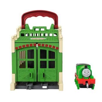 Mattel Thomas The Train Φορητός Σταθμός Τρένων Τιντμουθ - Connect And Go Percy GWX08 / GWX65 887961949674