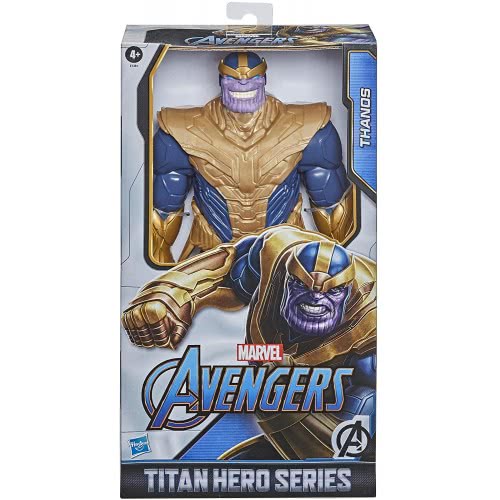 Hasbro Marvel Avengers Titan Hero Series Blast Gear Deluxe Thanos Action Figure, 30-Cm E7381 5010993812837