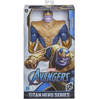 Hasbro Marvel Avengers Titan Hero Series Blast Gear Deluxe Thanos Action Figure, 30-Cm E7381 5010993812837