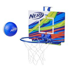 Hasbro Nerf Nerfoop The Classic Mini Foam Basketball And Hoop Blue A0367 / F2876 5010993860104