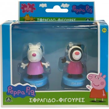 Giochi Preziosi Hero-Mania Peppa Pig Figures-Seals 2Pack - 4 Drawings PP005000 8056379122609