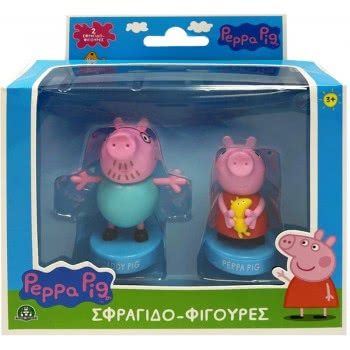 Giochi Preziosi Hero-Mania Peppa Pig Figures-Seals 2Pack - 4 Drawings PP005000 8056379122609