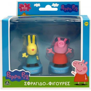 Giochi Preziosi Hero-Mania Peppa Pig Figures-Seals 2Pack - 4 Drawings PP005000 8056379122609