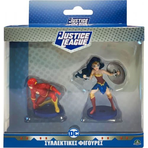 Giochi Preziosi Hero-Mania Justice League Figures-Toppers 2 Pack-4 Plans JUT01000 8056379122708