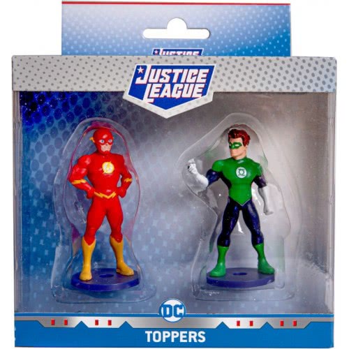 Giochi Preziosi Hero-Mania Justice League Figures-Toppers 2 Pack-4 Plans JUT01000 8056379122708