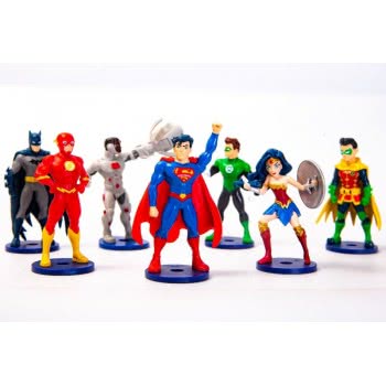 Giochi Preziosi Hero-Mania Justice League Φιγούρες-Τoppers 2 Pack - 4 Σχέδια JUT01000 8056379122708