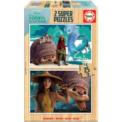 EDUCA Disney Stripe And The Last Dragon 25-Piece Puzzle Set - Eco-Friendly Wood - Ages 3+ 18878 8412668188785
