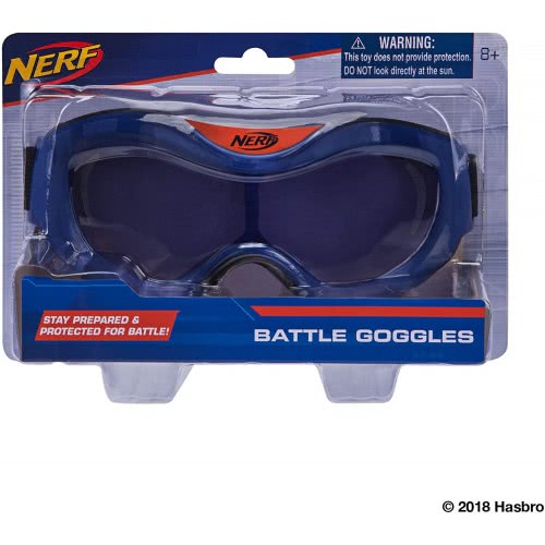 Jazwares Nerf Elite Goggles, Transparent Clear Impact-Resistant Προστατευτικά Γυαλιά 11536 / 1 681326115588