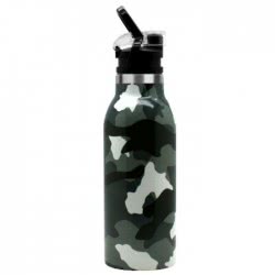 eco life Παγούρι Ανοξείδωτο Camouflage 550Ml Με Sport Πώμα 33-BO-3026 5208009001003