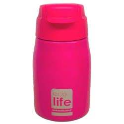 eco life Stainless Steel Pink With Kalamaki 400Ml 33-BO-1997 5208009000877