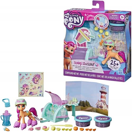 Hasbro My Little Pony MLP Movie Sparkling Scenes Sunny Mix And Make Smoothies F2863 / F2934 5010993847396