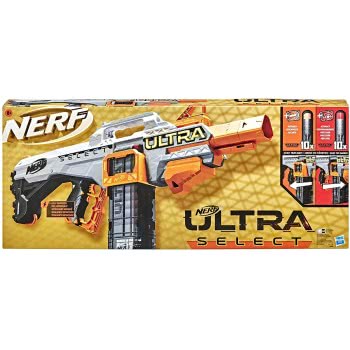 Hasbro Nerf Ultra Select Fully Motorized Blaster, Fire 2 Ways Περιλαμβάνει Κλιπ Και Βελάκια F0958 5010993855285