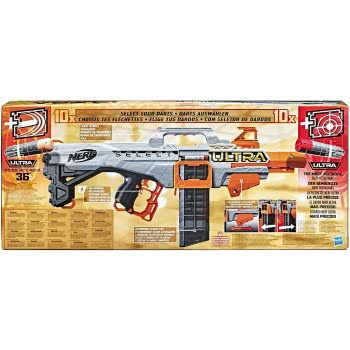 Hasbro Nerf Ultra Fully Motorized Blaster, Fire 2 Ways, Includes Clips And Darts, Compatible Only With Darts F0958 5010993855285