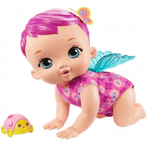 Mattel My Garden Caresses The Baby Butterfly Doll (30-Cm / 12-In), 20 Sounds And Wings Wings GYP31 887961977981