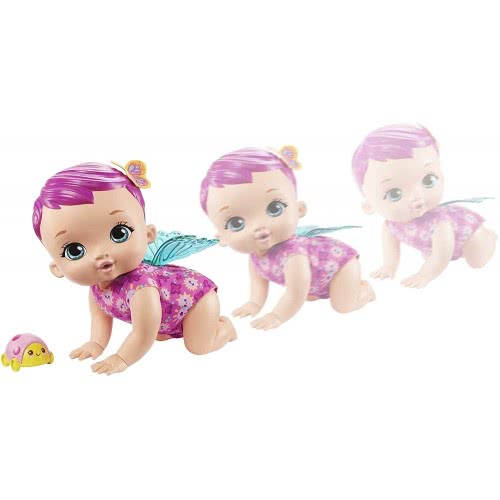 Mattel My Garden Caresses The Baby Butterfly Doll (30-Cm / 12-In), 20 Sounds And Wings Wings GYP31 887961977981