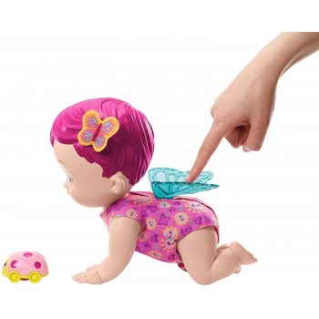 Mattel My Garden Caresses The Baby Butterfly Doll (30-Cm / 12-In), 20 Sounds And Wings Wings GYP31 887961977981