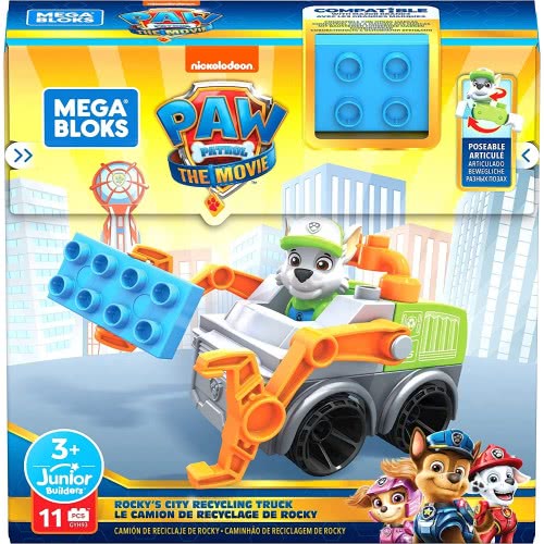 MEGA Paw Patrols Movie Rockys City Recycle Truck GYH93 887961972535