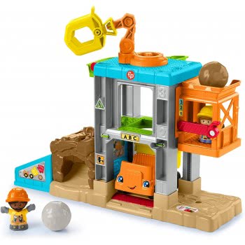 Mattel Little People Load The Reproduction Of Construction Εργοτάξιο Σετ Παιχνιδιού Με Ήχους HCJ64 194735011339