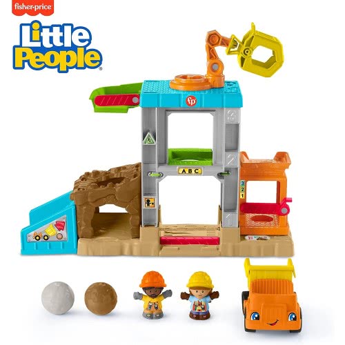 Mattel Little People Load The Reproduction Of Construction Site With Music HCJ64 194735011339