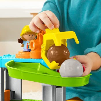 Mattel Little People Load The Reproduction Of Construction Site With Music HCJ64 194735011339