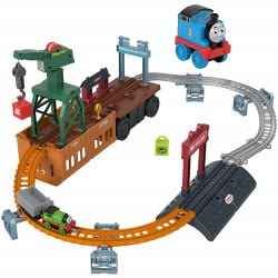 Mattel Thomas And Friends 2-In-1 Convert Playset, Push-Buy Train A Piece With Storage Work Crane GXH08 887961956917