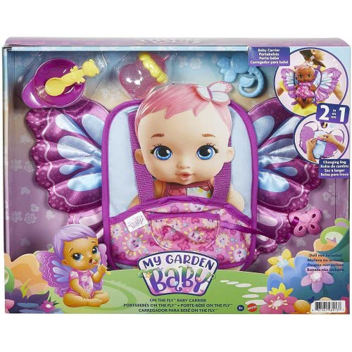 Mattel My Garden Baby On The Fly Mascos And Bowel 2 To 1 (27 Cm) With 5 Accessories HBH45 887961989137
