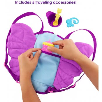 Mattel My Garden Baby On The Fly Mascos And Bowel 2 To 1 (27 Cm) With 5 Accessories HBH45 887961989137