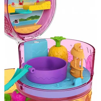 Mattel Polly Pocket Spin And Surprise Waterpark, 3 Floors, 25 Accessories HBF14 / GYW08 887961980721