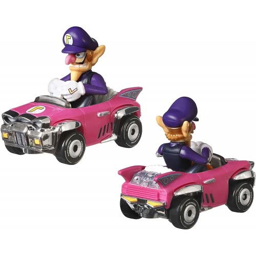 Mattel Hot Wheels Mario Kart Vehicle 4-Pack, Set Of 4 Fan-Favorite Characters Includes 1 Exclusive Model GWB36 / GXX98 887961965