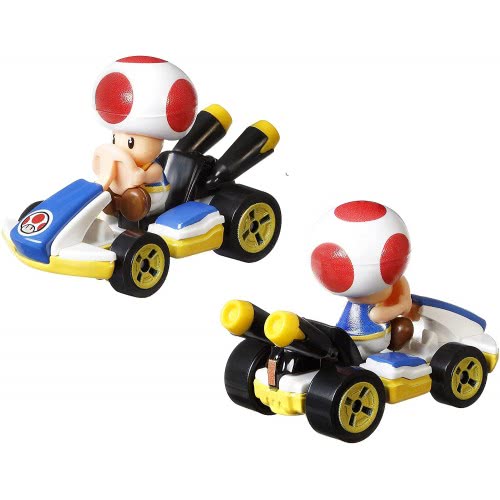Mattel Hot Wheels Mario Kart Vehicle 4-Pack, Set Of 4 Fan-Favorite Characters Includes 1 Exclusive Model GWB36 / GXX98 887961965