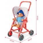 Toys-shop Choice Καροτσάκι Σετ Με Κούκλα JH057154 6990521571544