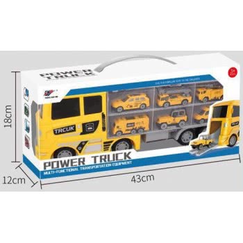 Toys-shop Choice Power Truck With 6 Vehicles JI046916 6990521469162