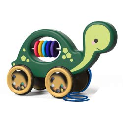 Toys-shop Choice Pull Along Turtle JI047263 6990521472636