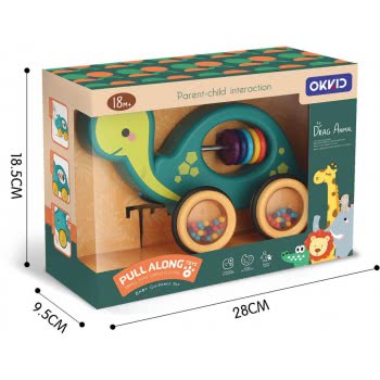 Toys-shop Choice Pull Along Χελωνίτσα JI047263 6990521472636