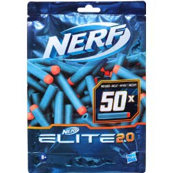 Hasbro Nerf Elite 2.0 50-Dart Refill Pack - Includes 50 Official Darts, Compatible With All Blasters E9484 5010993747580
