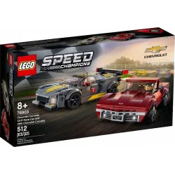 LEGO Speed Champions Chevrolet Corvette C8.R Race Car And 1968 Chevrolet Corvette 76903 5702016912494