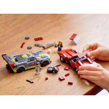 LEGO Speed Champions Chevrolet Corvette C8.R Race Car And 1968 Chevrolet Corvette 76903 5702016912494