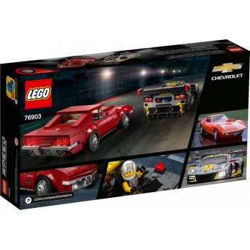 LEGO Speed Champions Chevrolet Corvette C8.R Race Car And 1968 Chevrolet Corvette 76903 5702016912494
