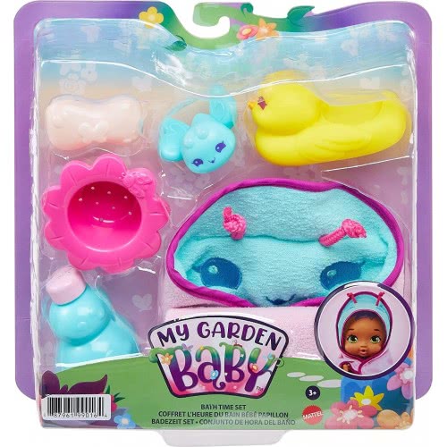 Mattel My Garden Baby Collection Bathroom, 6-7 Αξεσουάρ HBJ67 / HBJ68 887961990164