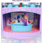 Mattel Polly Pocket Amusement Park Set, 3 Vehicles, 7 Playgrounds, 2 Dolls, Unicorns And 25 Accessories (30 Pieces In Set) GYK44