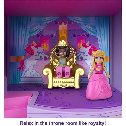Mattel Polly Pocket Λούνα Παρκ Ουράνιο Τόξο (30 Αξεσουάρ) GYK44 887961974133