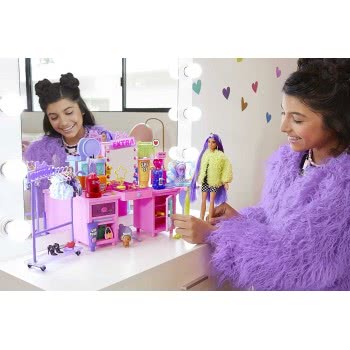 Mattel Barbie Extra Στούντιο Ομορφιάς Σετ Με Κουκλα GYJ70 887961973297