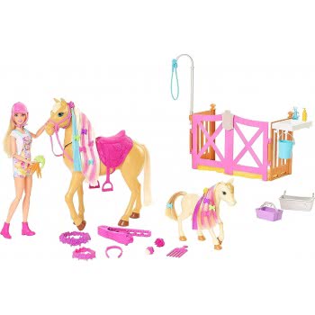 Mattel Barbie Σετ Με Άλογο Πόνυ Και Αξεσουάρ GXV77 887961963298