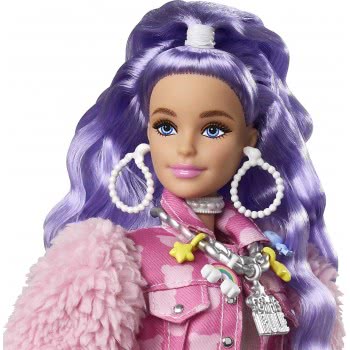 Mattel Barbie Extra Doll With Purple Hair GXF08 887961954999