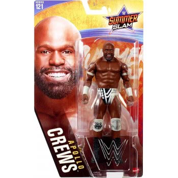Mattel WWE Apollo Crews Basic Core Summer Collection Slam Series 121 Wrestling Action Figure 6Inch GDF62 / GTG44 887961914337
