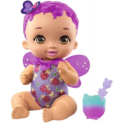 Mattel My Garden Baby Μωράκι Ώρα Για Φαγητό Μωβ Μαλλιά GYP00 887961977660