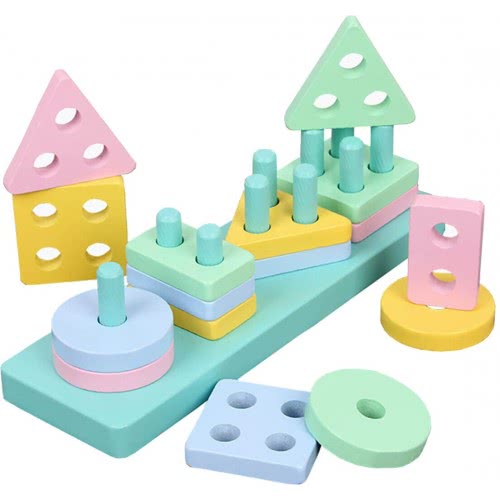 Toys-shop Choice Ξύλινα Σφηνώματα Πυραμίδες JK116767 6990521167679